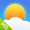MegaWeather HD - Detailed Weather Forecast, Widget and Temperature on the Icon Badge. (AppStore Link) 