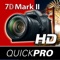 QuickPro's Canon 7D Mark II HD Guide (AppStore Link) 