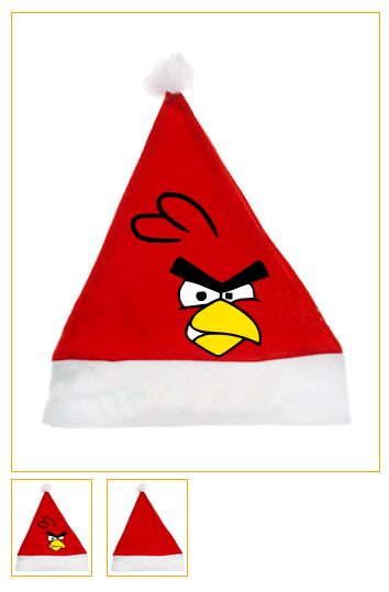 Angry Birds mikulas sapka