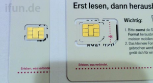 A német T-Mobile már szállítja a Nano SIM kártyákat