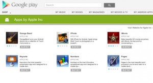 Kamu Apple alkalmazások jelentek a Google Play-ben