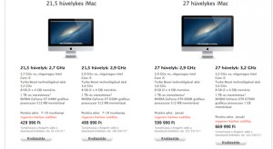 Csak jövőre érkezhet meg a 27″-es új iMac a boltokba