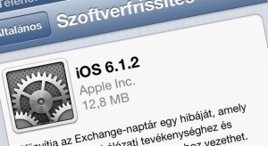 Elérhetővé vált az iOS 6.1.2-es frissítés!