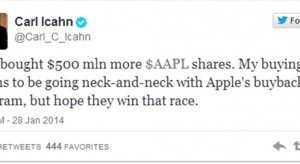 Carl Icahn újabb részvényeket vásárolt