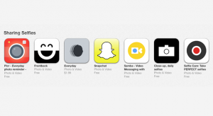 Selfie kategória az App Storeban