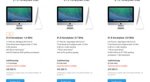 Csökkentek iMac-ek árai, bemutatkozott egy új modell is