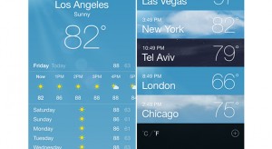Az Apple szakít a Yahoo időjárás-szolgáltatásával