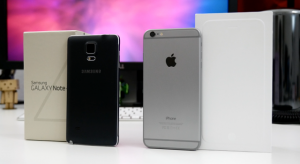 iPhone 6 Plus és Galaxy Note 4 összehasonlító videó