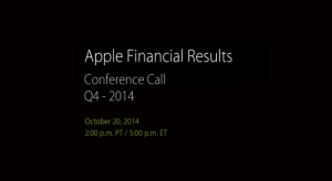 Október 20-án hozza nyilvánosságra a Q4 pénzügyi eredményeit az Apple