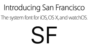 Már tölthetik a fejlesztők a San Francisco fontot