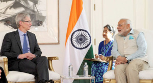 Tim találkozott India miniszterelnökével