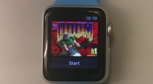 Így fut a Doom egy Apple Watch-cson