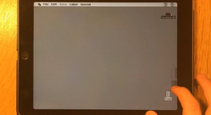 Így fut a Mac OS 7.5.5 egy iPad Air 2-n