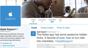 Saját Twitter fiókot kapott az Apple Supportja