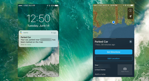 iOS 10: az Apple Maps emlékszik, hogy hol parkoltad le a kocsit