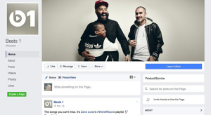 Elindult a Beats 1 hivatalos Facebook oldala