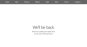 Öt órára leáll az online Apple Store