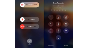 iOS 11 segélyhívója alatt letiltható a Touch ID