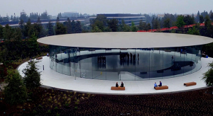 Így néz ki az iPhone 8 event előtt a Steve Jobs előadóterem és az Apple Park