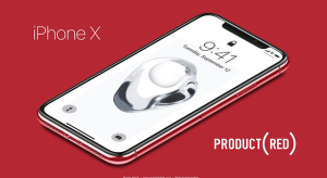 Ilyen lenne a Product RED iPhone X (koncepció)